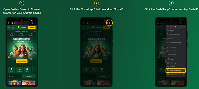 Golden Crown casino app